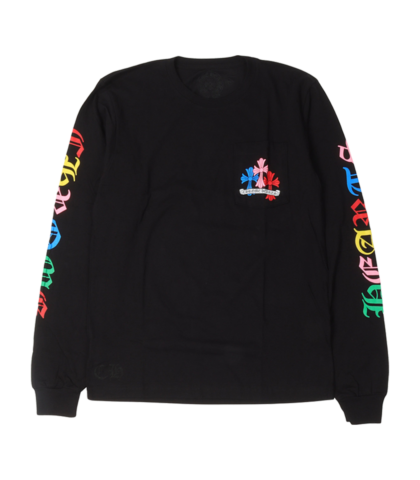 Chrome Hearts Multicolor Cross Long Sleeve T-Shirt