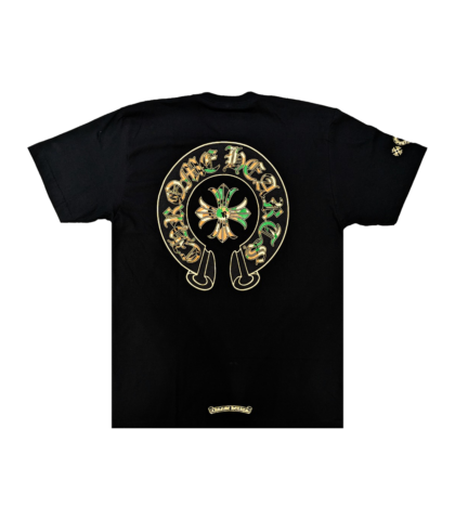 Chrome Hearts Camo Cemetery Cross Logo T-Shirt